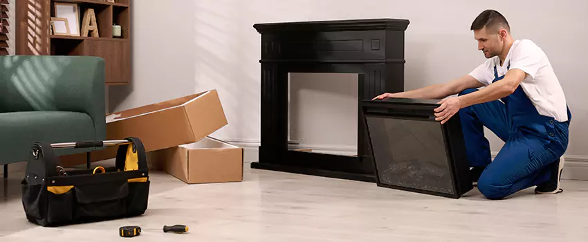Old Rusted Metal Fireplace Repair And Replacement in Dodge City, KS
